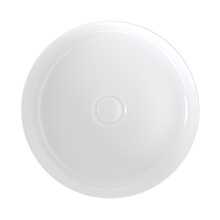 Sabina 400mm White Round Ceramic Above Counter Basin
